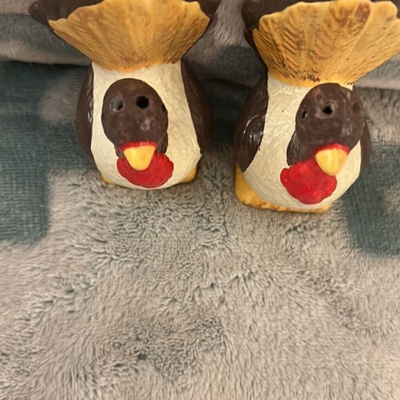 VINTAGE Turkey Salt and Pepper Shakers - Picture 6 of 6